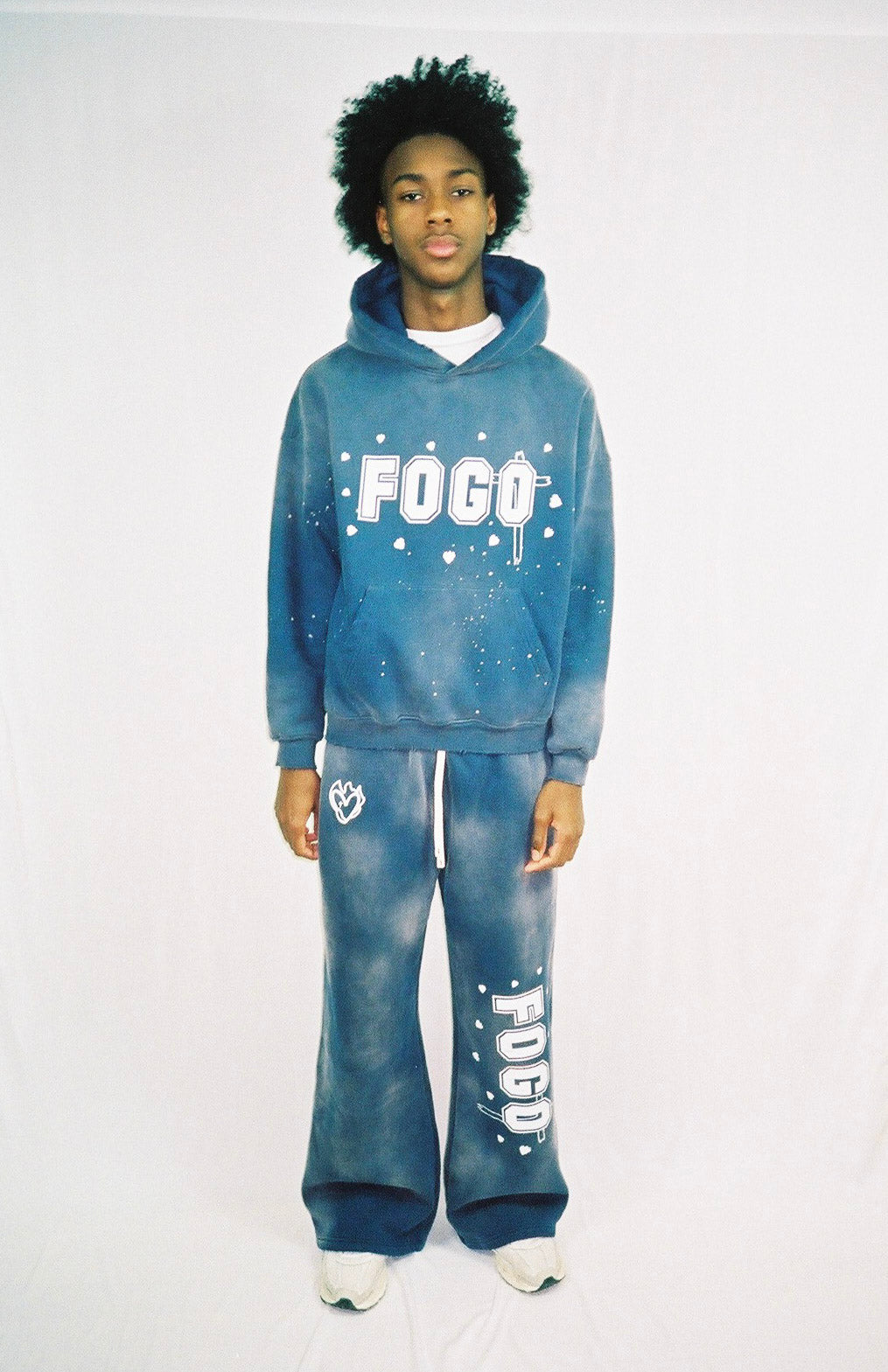 “NAVY” SWEATPANTS