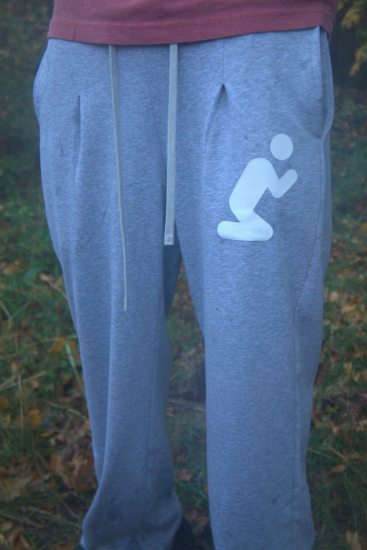 "PRAYER WARRIOR" GREY SWEATPANTS