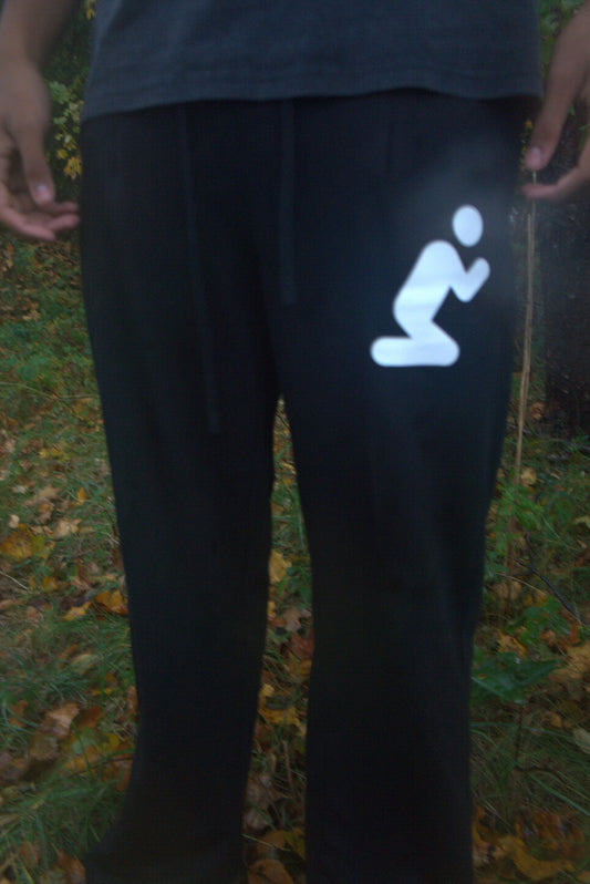 "PRAYER WARRIOR" BLACK SWEATPANTS